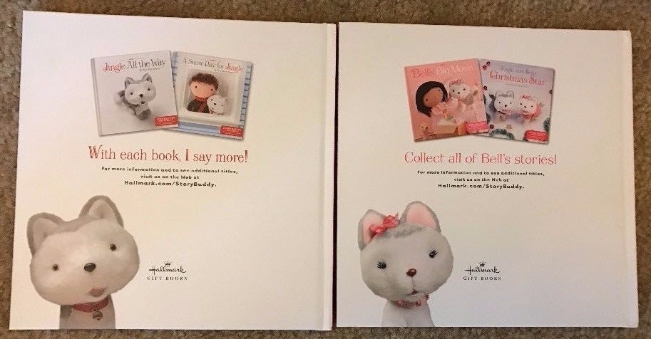 BELL'S BIG MOVE & JINGLE ALL THE WAY TOM SHAY-ZAPIEN interactive books Hallmark