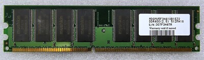 1GB PC3200 CL3 DDR-400MHz memory