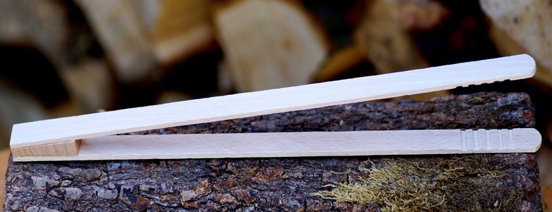 Grillzange 32 Cm Aus Buchenholz Gurkenzange Zetzsche Krautzange Wurst Zange Holz