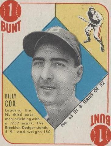 1951 Topps - Billy Cox #48
