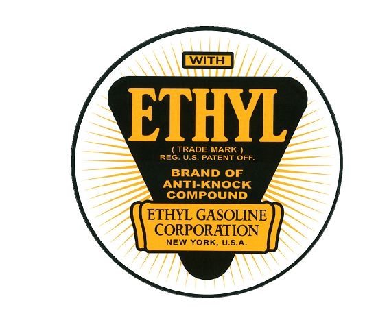 FITS VINTAGE ETHYL GASOLINE GAS MOTOR OIL PUMP CAR MAN CAVE BUMPER STICKER DECAL