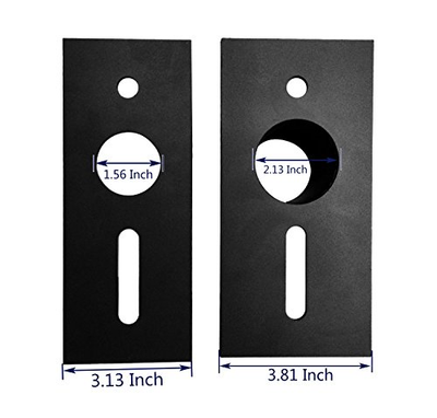 10-Pack Adapter Tenon Bracket for 1000LED LED Shoebox Light, Outdoor Parking Lot