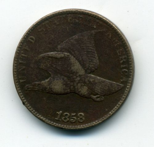 アメリカ1858年フィラデルフィア造幣局Flying Eagle1セント Flying Eagle Cent(1856 – 1858) | U.S. COIN Market Values