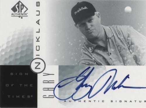 2001 SP Authentic - Gary Nicklaus #GN
