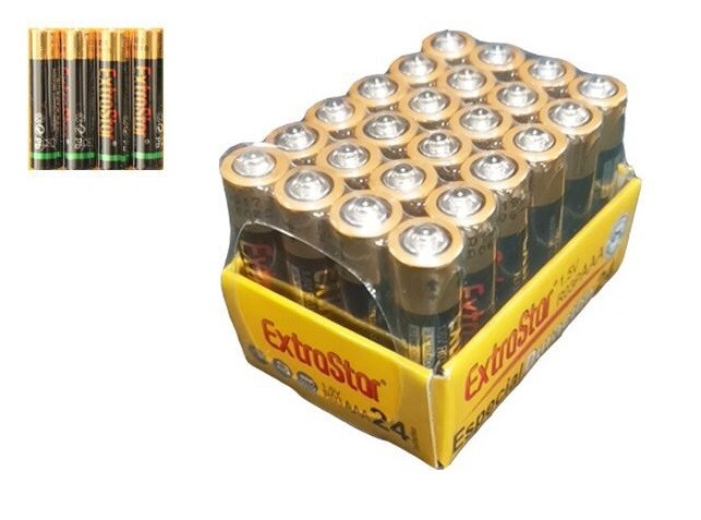 Confezione Set 24 Pile Batterie R03s AAA Ministilo Um-4 1.5V sus
