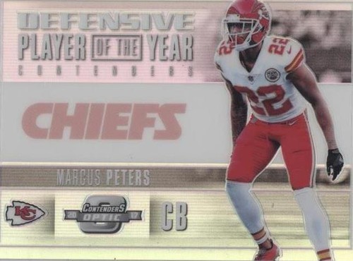 2017 Panini Contenders Optic Marcus Peters #DPY-5