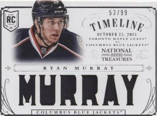 2013-14 Panini National Treasures - Ryan Murray #RT-RMR