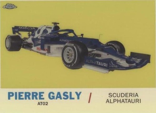 2021 Topps Chrome Formula 1 - Pierre Gasly #T61-PG