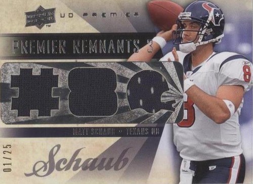 2008 UD Premier Matt Schaub #PR3-MS