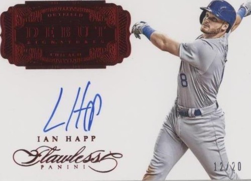 MLB 2018 Definitive イアンハップ ロゴマンオート 1of1 B4378- 2021 Panini Flawless Autographs #1 Ian Happ Auto