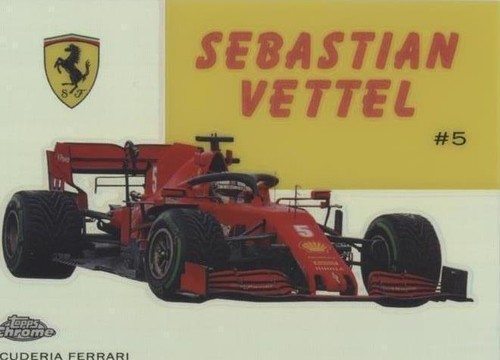 その他 2020 Topps F1 Vettel Variation Refractor 2020 Topps Chrome F1 Vettel Variation Refractor SP Sebastian