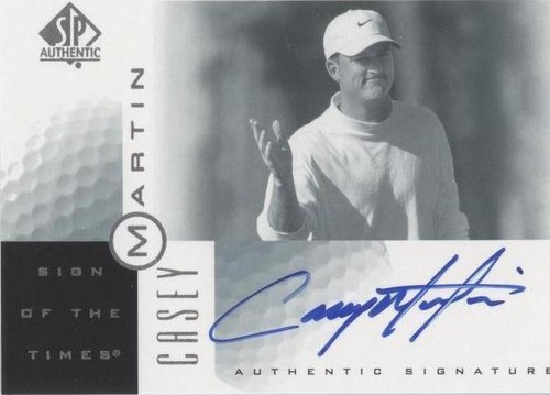 2001 SP Authentic - Casey Martin #MA