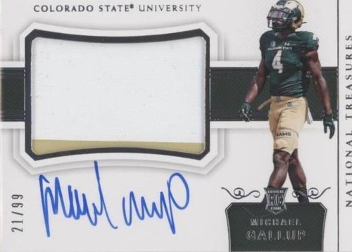 2018 Panini National Treasures Collegiate Michael Gallup #128
