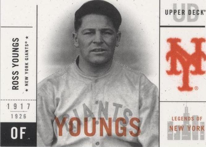 2001 Upper Deck Legends of New York - Ross Youngs #31