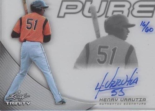 2013 Leaf Trinity - Henry Urrutia #P-HU1