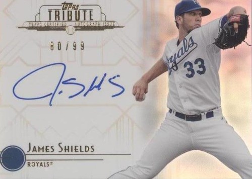 2014 Topps Tribute - James Shields #TA-JSH