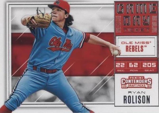 2018 Panini Contenders Draft Picks - Ryan Rolison #4