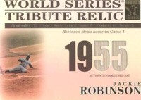 2003 Topps Tribute World Series - Jackie Robinson #TR-JR
