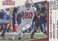2019 Panini Contenders Draft Picks Bryce Love #3