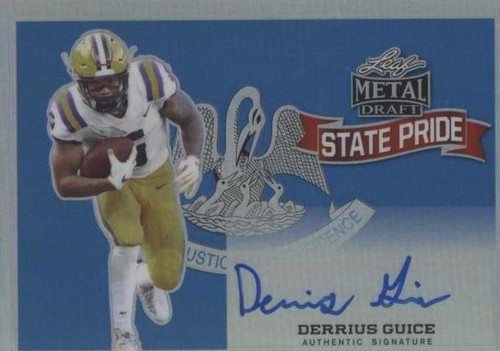 2018 Leaf Metal Draft Derrius Guice #SP-DG1