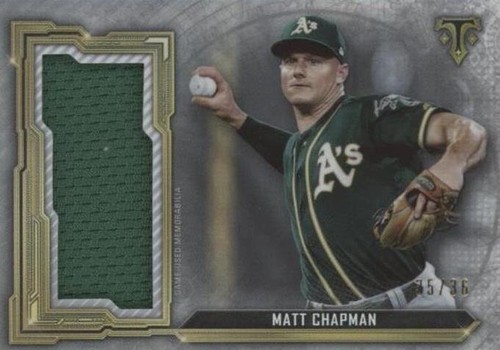 2020 Topps Triple Threads - Matt Chapman #SJR-MCP