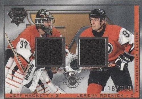 2003-04 Pacific Luxury Suite - Jeff Hackett Jeremy Roenick #44