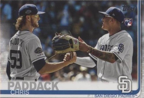 2019 Topps Update Series - Chris Paddack Manny Machado #US263