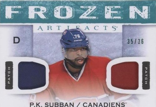 2014-15 Upper Deck Artifacts - P. K. Subban #FA-PS