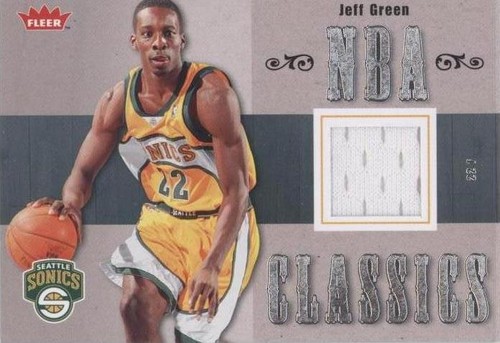 2007-08 Fleer - Jeff Green #TT-JG
