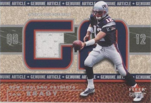 2002 Fleer Genuine Tom Brady #GA-TB
