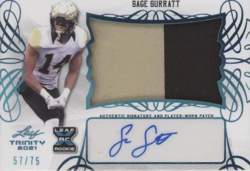 2021 Leaf Trinity Sage Surratt #PA-SS1