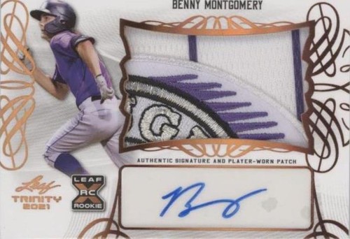 2021 Leaf Trinity - Benny Montgomery #PA-BM1