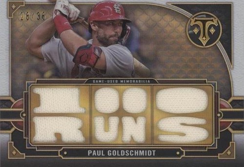 2022 Topps Triple Threads - Paul Goldschmidt #TTR-PG3