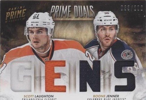 2013-14 Panini Prime - Boone Jenner Scott Laughton #D-LJ