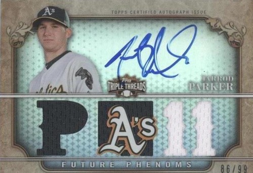 2013 Topps Triple Threads - Jarrod Parker #112