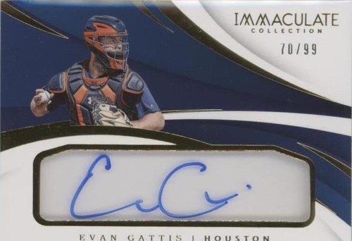 2018 Panini Immaculate Collection - Evan Gattis #IA-EG