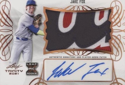 2021 Leaf Trinity - Jake Fox #PA-JF1