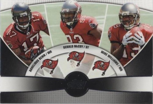 2010 Topps Prime Arrelious Benn Gerald McCoy Mike Williams #3Q-7