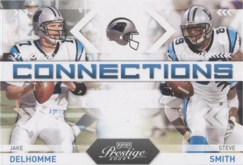 2009 Playoff Prestige Jake Delhomme Steve Smith #10