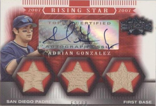 2007 Topps Triple Threads - Adrian Gonzalez #178
