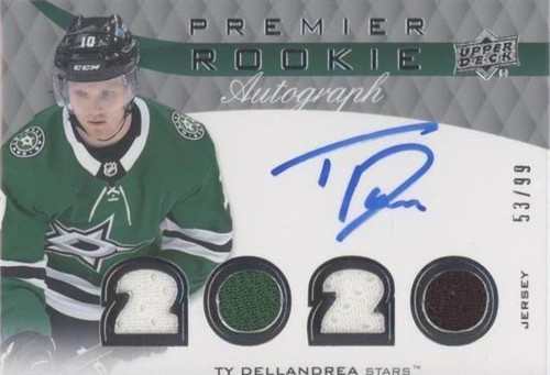 2020-21 Upper Deck Premier - Ty Dellandrea #PRA-TD