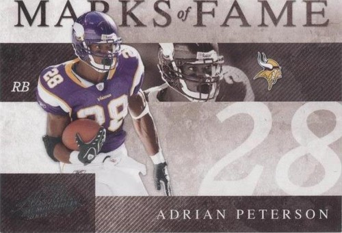 2008 Playoff Absolute Memorabilia Adrian Peterson #MOF-1