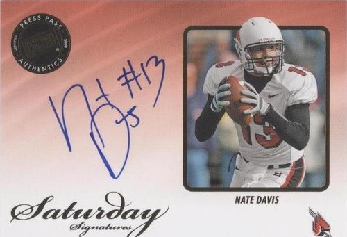 2009 Press Pass Legends Nate Davis #SS-ND