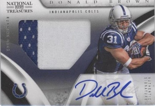 2009 Playoff National Treasures Donald Brown #109