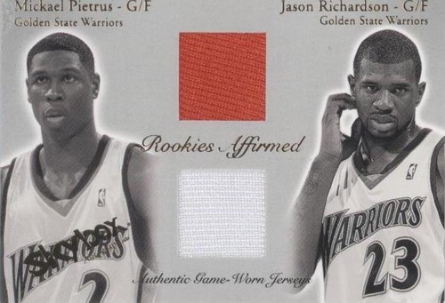 2003-04 Skybox Autographics - Mickael Pietrus/Jason Richardson #RAJ-MP/JR
