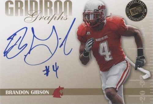 2009 Press Pass Signature Edition Brandon Gibson #GG-BG