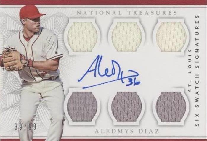 Panini National Treasures 2016 - Aledmys Díaz #SSS-AD