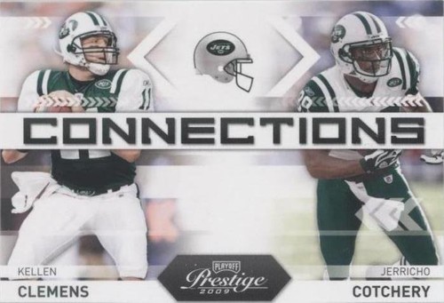 2009 Playoff Prestige Jerricho Cotchery Kellen Clemens #18
