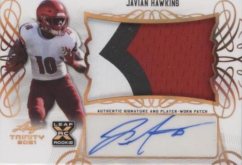 2021 Leaf Trinity Javian Hawkins #PA-JH1