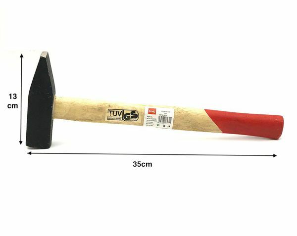 Martello Manico Legno Meccanico tipo Tedesco 1000gr 1/3 Falegname Muratore Hmj